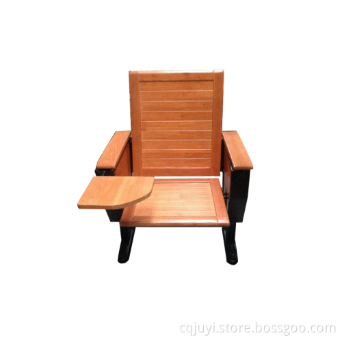 Cheap wooden auditorium chair ,seating system ,leacture hall class room chair